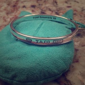 Tiffany & Co 1837 sterling silver bangle bracelet